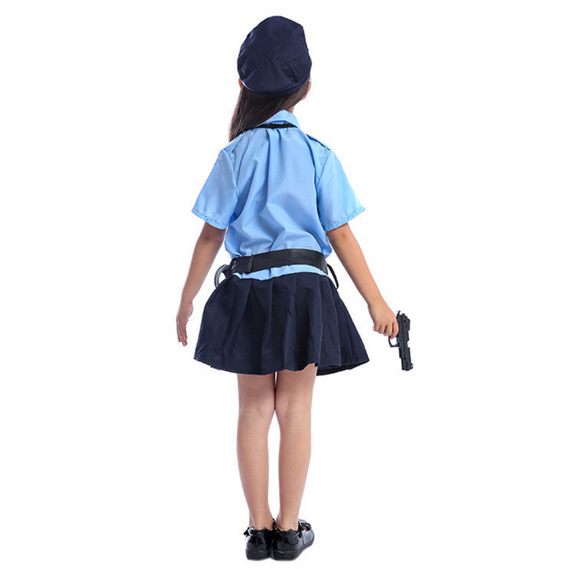 Dress Up America Police Costume for Police Officer Costume for  - Cop Uniform Set with Accessories  Party Show Gifts