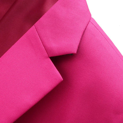 2026 New Men's Green Suit Jacket, Two Button V-Neck Coat, Wedding Party Formal Dress Tops Blue Red Yellow Green Blazers