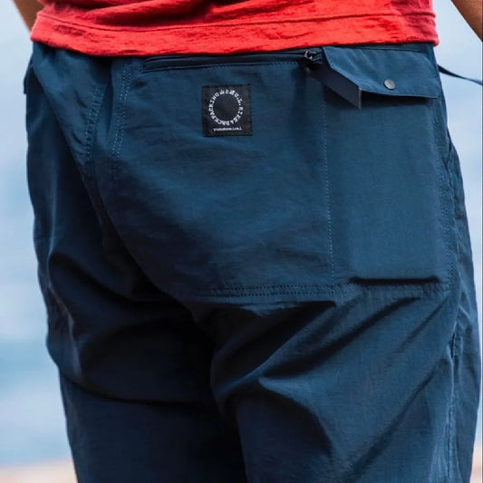 Spring 2026 Outdoor Lightweight Quick Dry Cargo Pants Multiple Pockets City Casual Style Polyester Fiber Straight Leg