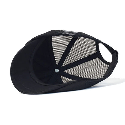 Summer Mesh Newsboy Cap Breathable Cotton Peaky Octagonal Hat Vintage Casual Cap Solid Berets Visor Gatsby Flat Ivy Hat