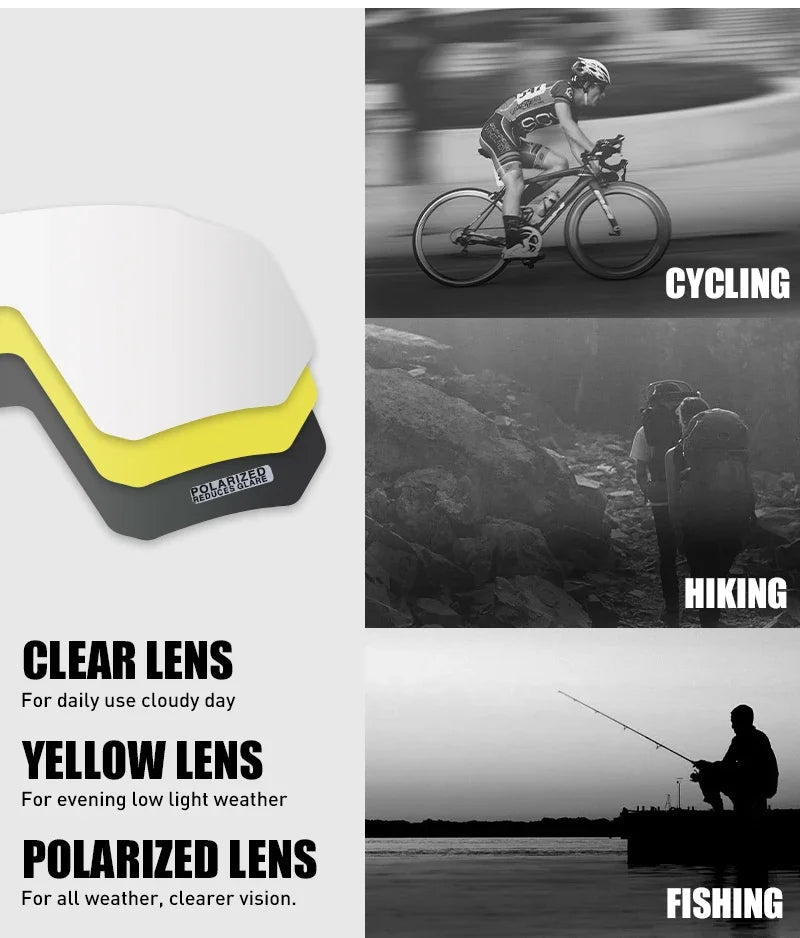 Men Brand Fishing Mountainee Cycling Sunglasses Women Road Bike Goggles Bicycle Glasses Cycling Eyewear Oculos Ciclismo