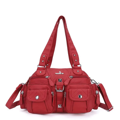 Vintage Women Handbags Fashion Satchel PU Shoulder Bag Top-handle Handbag Dumpling Pack Gifts Shoulder Bags Phone Money Pack