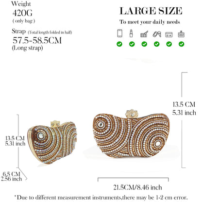 High-end Matching Women's Shoes with Diamond Hard Box Bag Popular in Nigeria Party Women's High Heels