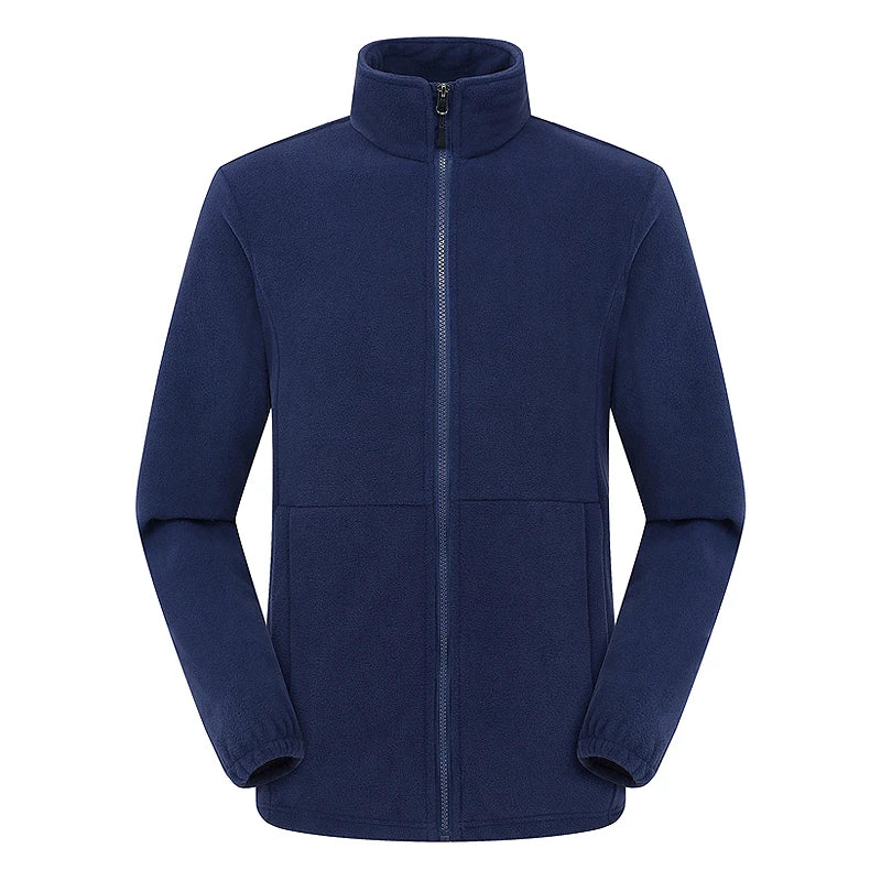 Men Polar Fleece Jackets Winter Windproof Thermal Soft Shell Jacket Outdoor Sports Hiking Camping Skiing Climbing Warm Coat