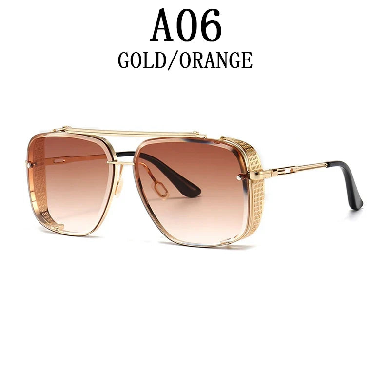 Steampunk Sunglasses For Men 2023 Punk Sunglasses Women Vintage Fashion Glasses Luxury Retro Square Shades Trending Gafas De Sol