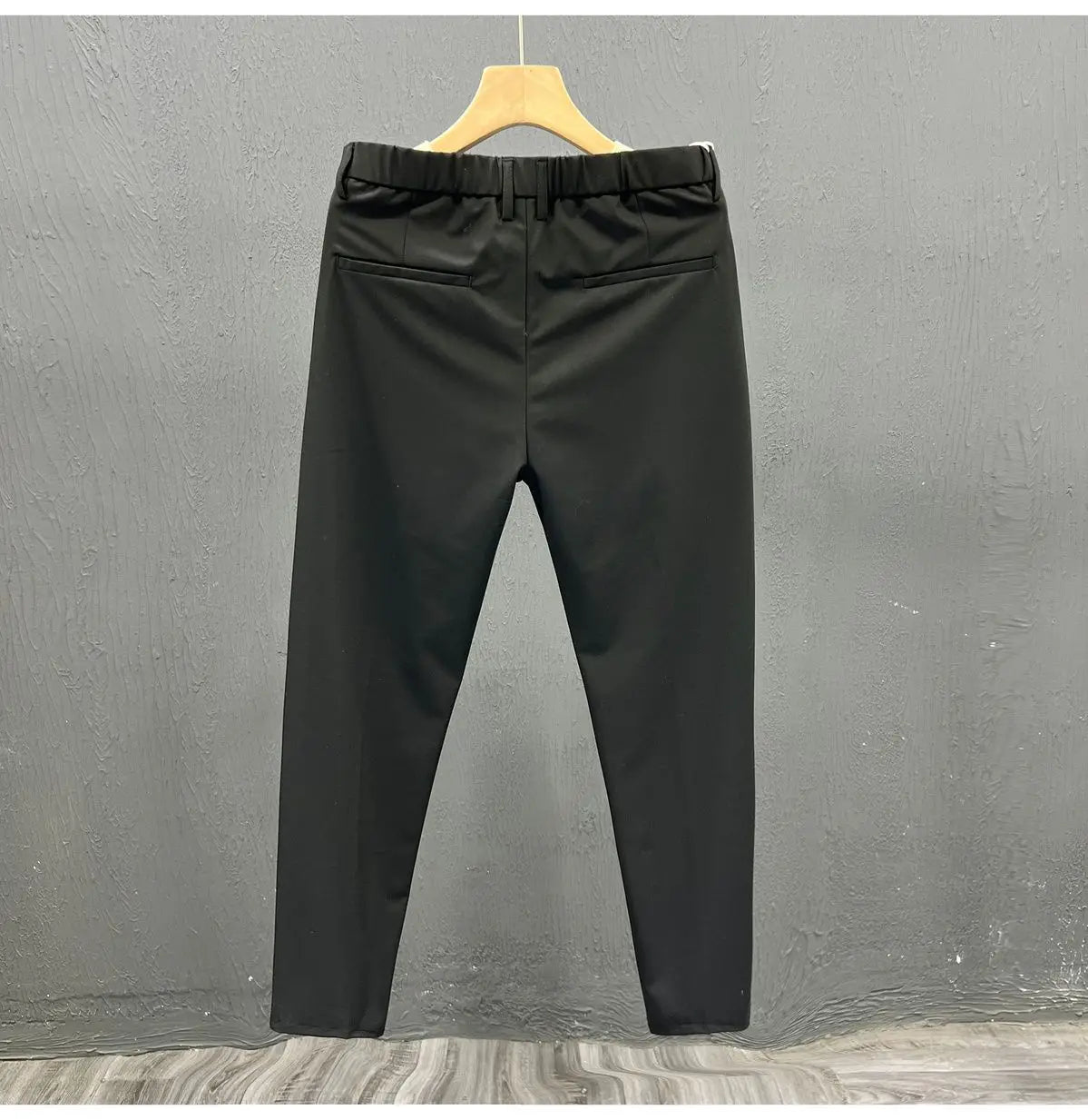 Men's Clothing Summer Fashion Business Casual All Match Suit Pants Formal Strecth Solid Straight Slim Trousers Pantalones Hombre