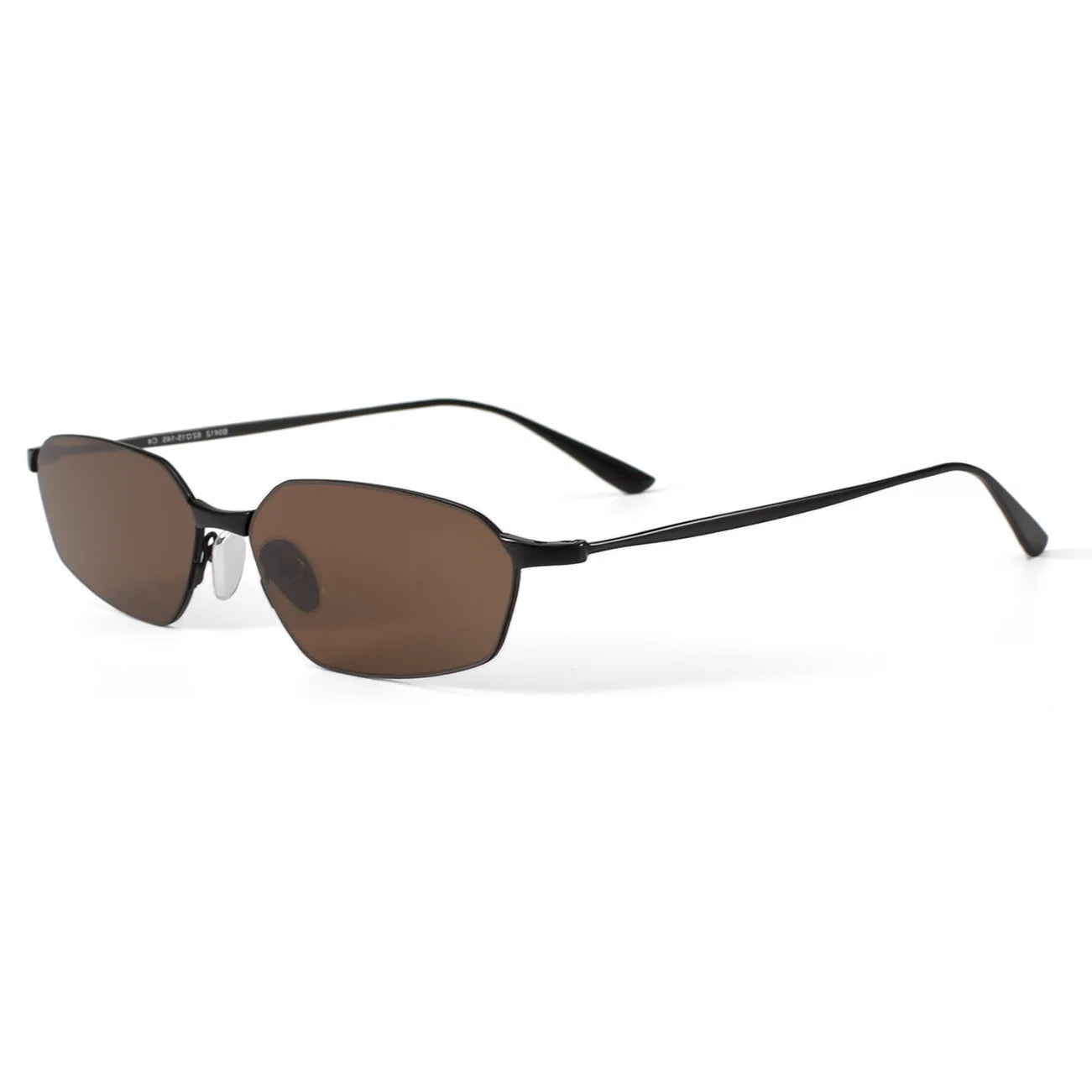 Fashion New Polygon Pure Titanium Outdoors Sun Protection Sunglasses High-quality Ultra Light Frame Support Prescription Lenses