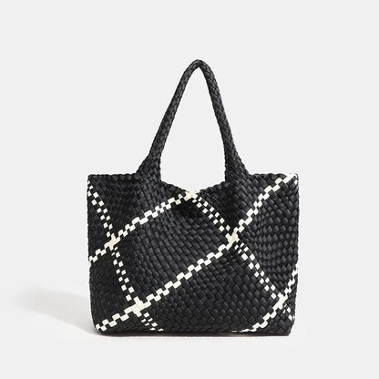 Women's bag Premium Handwoven Nylon Shoulder Bag with Luxurious Finish Women Shoulder Bags