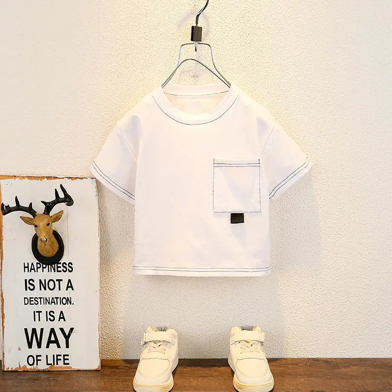 1-5Year New Fashion Summer Baby Boys Clothes Suit Children Cotton Shirt Pants 2Pcs/Sets Toddler Infant  Costume Kids Tracksuits