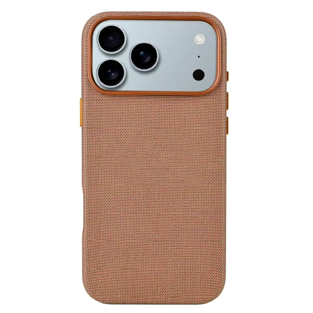 جراب For Official Original For MagSafe Techwoven مع حزام مغناطيسي منسوج لهاتف IPhone 17 Pro Max غطاء شحن لاسلكي