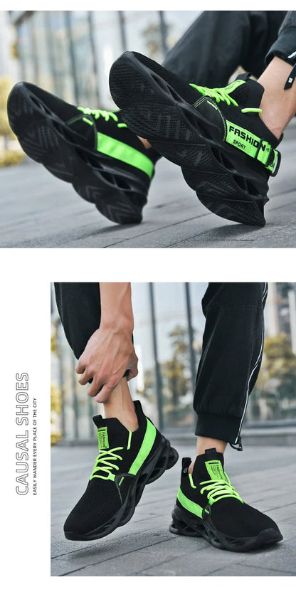 Sneakers Men Mesh Breathable Casual Men Shoes Unisex Light Soft Thick Sole Hole Couple Shoes Athletic Sneakers Women Shoes
