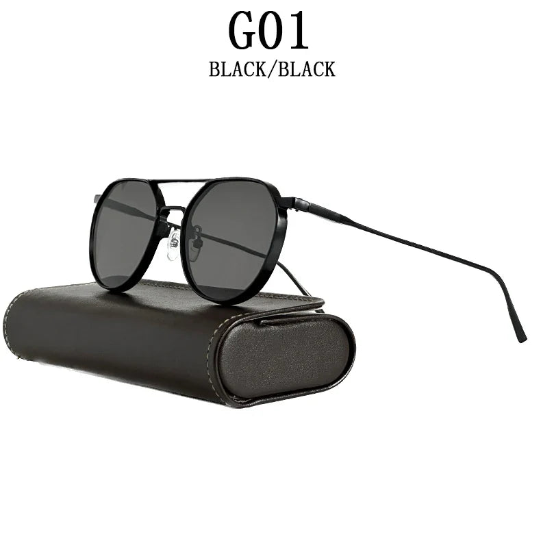 Heavy Metal Sunglasses For Men Round Steampunk Sunglasses Women Trendy Luxe Punk Fashion Glasses Gafas De Sol Hombre Zonnebril
