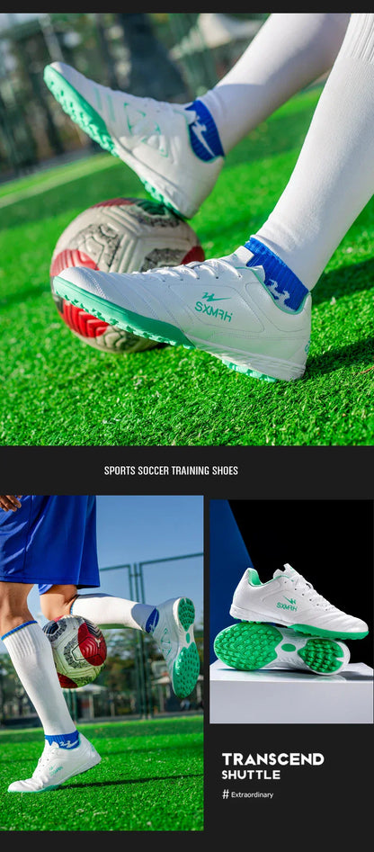 Double Star TF Turf Studs Football Shoes 33-45 Size Breathable Non-slip Outdoor Lawn Youth Professional Soccer Cleats
