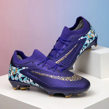 New Kid Match Boys Professional Non-Slip Comfortable Football Boots Sneakers Match Soccer Shoes Outdoor Sports Shoes Unisex