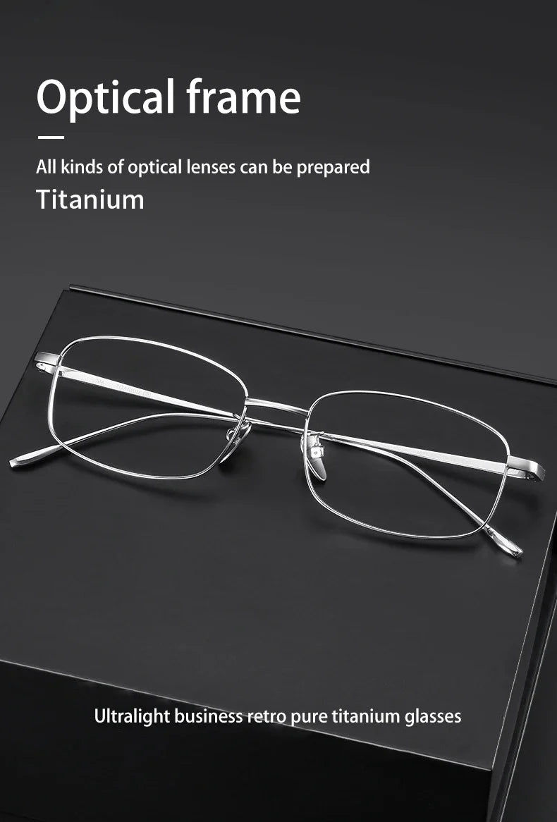 Ultra-light Women's Small Frame Geometric Design Men's Anti-blue Light Glasses Can Be Customized Prescription 8027