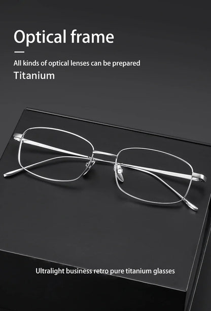 Ultra-light Women's Small Frame Geometric Design Men's Anti-blue Light Glasses Can Be Customized Prescription 8027