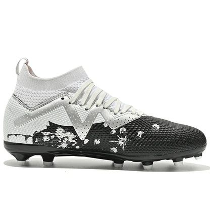 Men New TF Football Boots Society Indoor Original Top Quality Non Slip Male Soccer Shoes Sneakers Ultralight Breathable Ankle