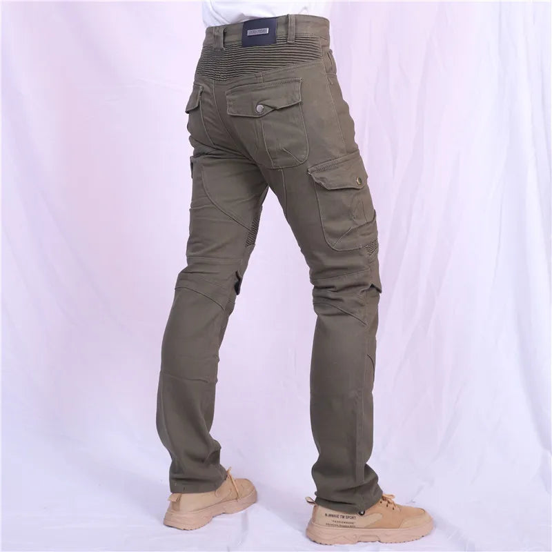 Motorcycle Jeans Pantalones Motocicleta Hombre Featherbed Jeans Standard Version Car Ride Trousers Pant Summer Riding