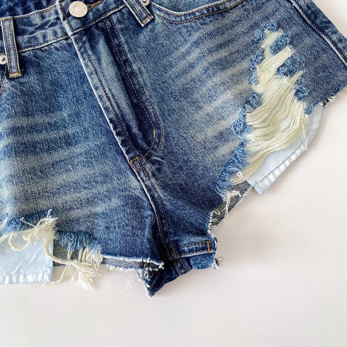 American Retro Camouflage Mini Shorts 2026 Ladies Hollow Out Slim Beach Pants Hot Girl Sexy Print Denim Shorts