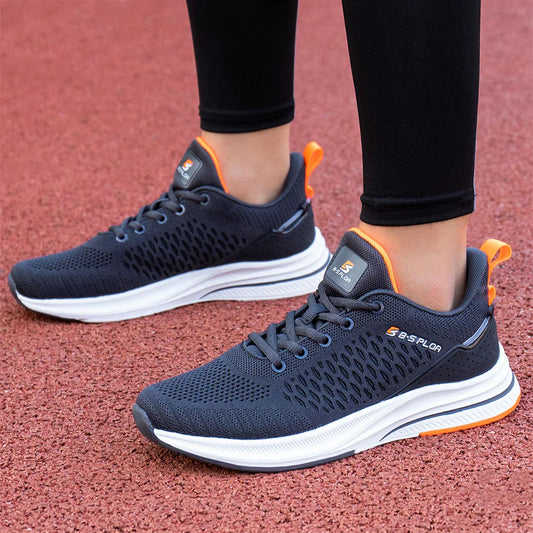 Lightweight Running Shoes For Men Comfort Men's Designer Mesh Casual Sneakers Lace-Up Male Outdoor Sports Tennis Shoes