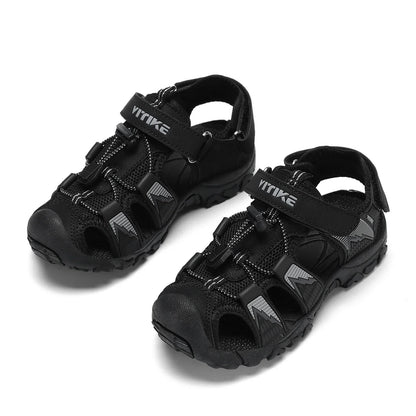 Boys Girls Sports Sandals Summer Kids Closed Toe Outdoor Sandals Athletic Water Shoes Sandals Child Pool Beach Sandals
