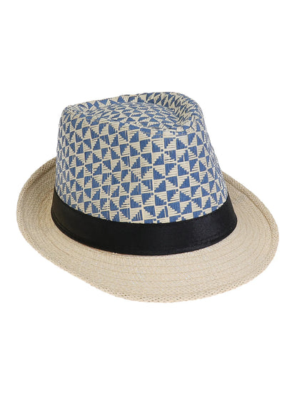 Men's Hat Woven Straw Sunshade Hat Casual Buckle Beach Sun White Wedding Black Belt Fedoras Jazz Hat Panama Cap