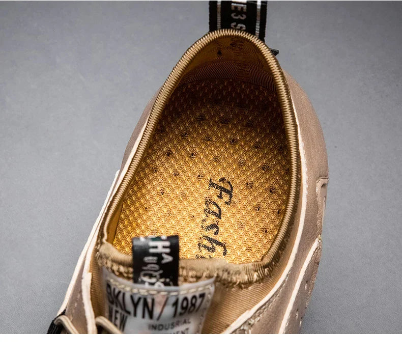 Leather Casual Sneakers for Men Driving Shoes 2024 New Fashion In Waterproof Men Doug Luxury Dress Loafers Shoes Footwear ﻿