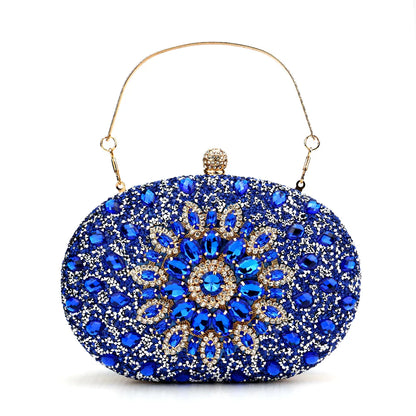 Diamond Women Luxury Clutch Evening Bag Wedding Crystal Ladies Cell Phone Pocket Purse Female Wallet for Party Quality Gift