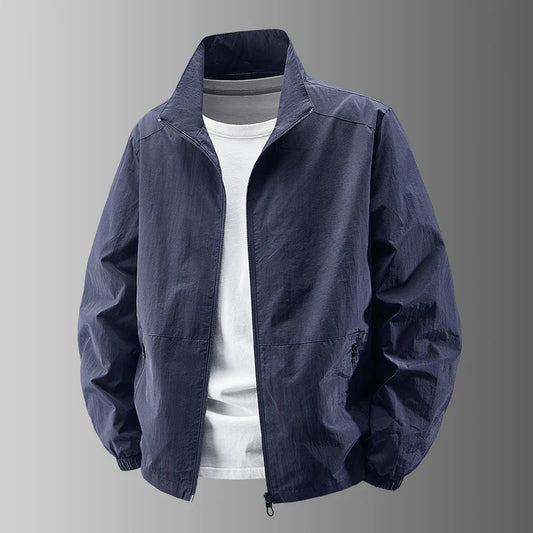 Men Outdoor Cycling High Quality UV Resistant Jacket Fashionable Versatile Windproof Breathable Jacket Spring Autumn Comfortable