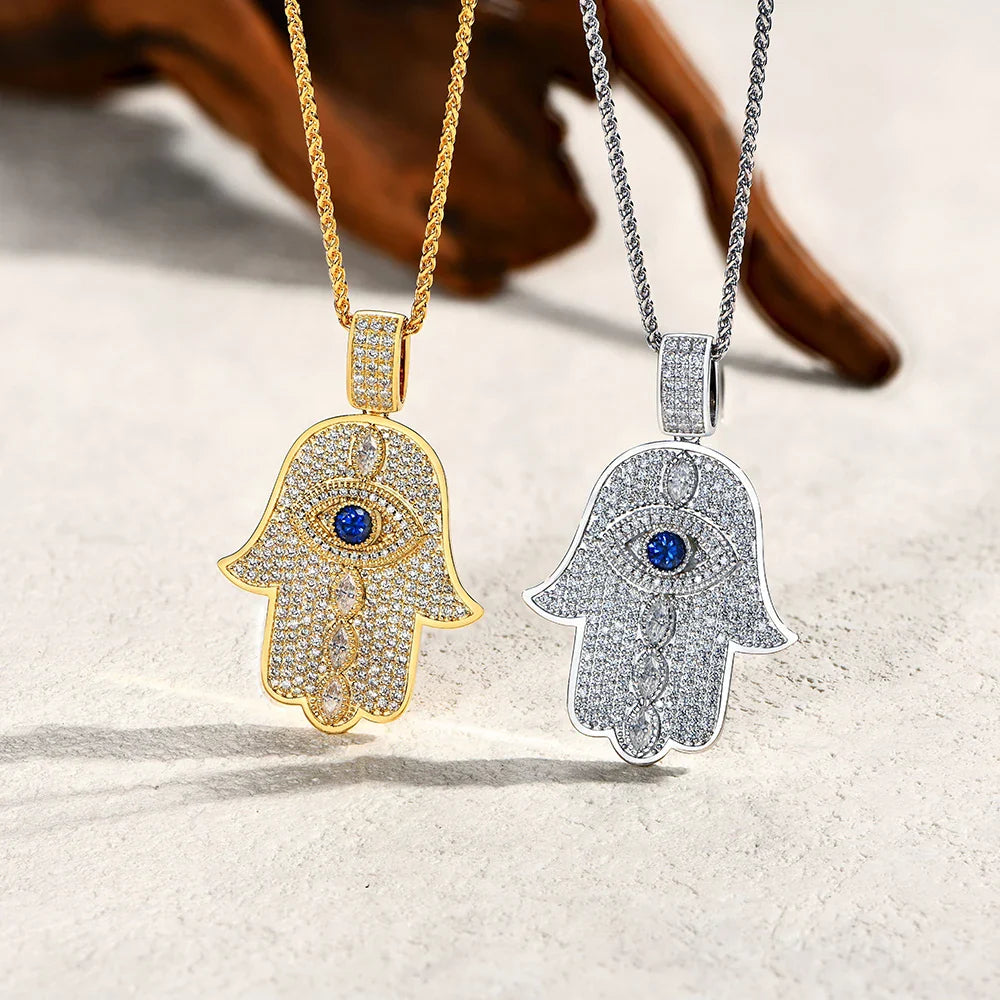 Classic Angel Eyes Moissanite Necklaces S925 Sterling Silver 18k gold plated for Woman Birthday Party Jewelry Gifts New