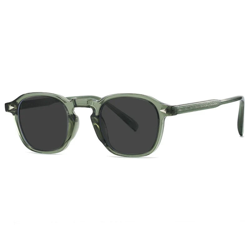 High Quality Fashion Oval Small Frame Myopia Sunglasses for Men Women Optical Prescription Gray Sunglasses Anti UV400