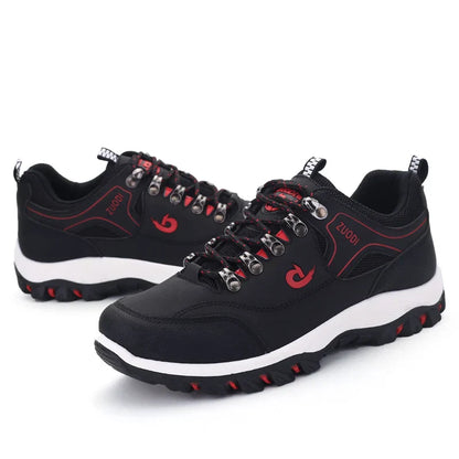 Men's EVA Hiking Shoes Waterproof Anti Slip Leather Outdoor Sports Shoes for Camping Running Jogging 2025 New