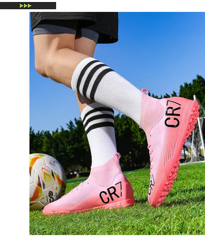 New Men Football Boots Hot Sale Professional Futsal High-quality Soccer Shoes Cleats Women Unisex Ultralight TF/FG Sneakers