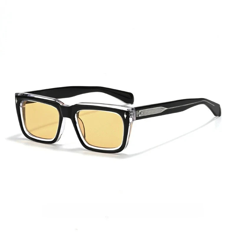 High Quality Handmade Trendy Outdoor SUN GLASSES New Fashion Acetate Sunglasses Men Women Personality Designer Eyeglasses UV400