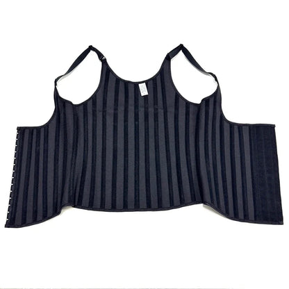 Latex Waist Trainer Corset Women 25-Steel Bones Body Shaper Fajas Slimming Girdle Adjustable Hooks and Straps Tummy Control Vest