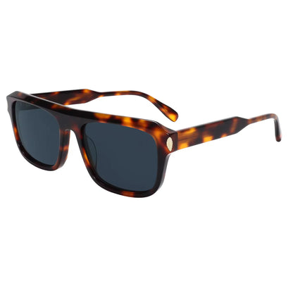 Tortoise Acetate Sunglasses Vintage Rivet Rectangle Frame UV Protection Unisex Retro Sun Glasses Fashion