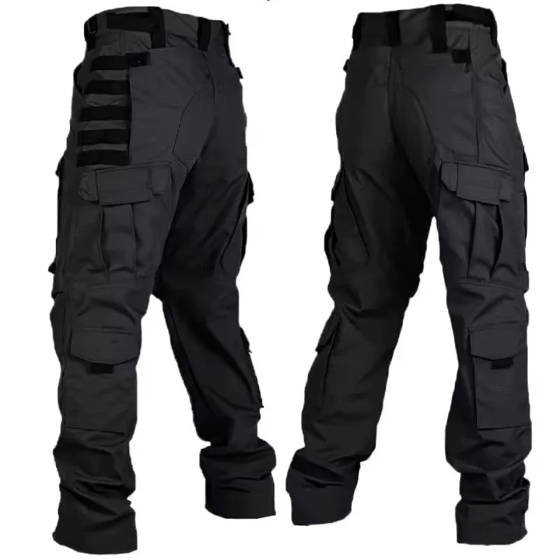 Men Tactical Pants Quick Dry Milit Multi-Pocket Cargo Pants Casual Trousers Wear-Resistant Workwear Traning Hunting Pants Loose