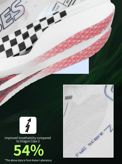 Men Carbon Plate Marathon Running Shoes Racing Shoes Professional Lightweight Technology Ultra-light Rebound Sneakers ﻿