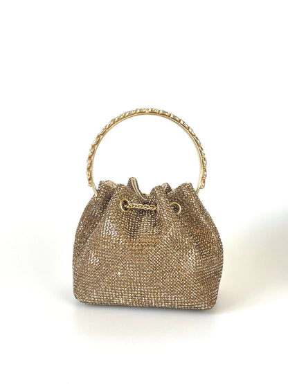 Dinner bag Handle Shining Rhinestones Evening clutch Bag Sparkling, Elegant, Exquisite Dinner Party Handbag party wedding Bag