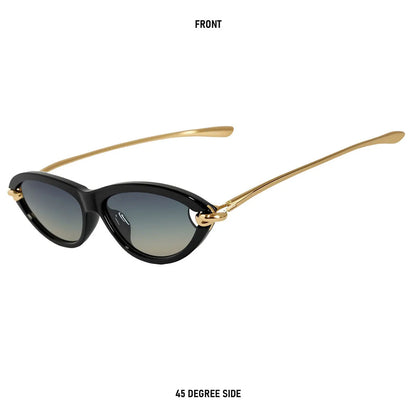 Vacation Cat Eye Sunglasses Women Trendy 2026 UV400 Protection Fashion Glasses Luxury Lentes De Sol Mujer Lunette Soleil Femme