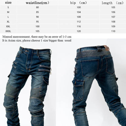 New Autumn Men Pants Casual Tactical Jeans Male Multiple Pockets Cargo Pant Casual Straight Dimem Jeans Trousers Plus Size S-4Xl