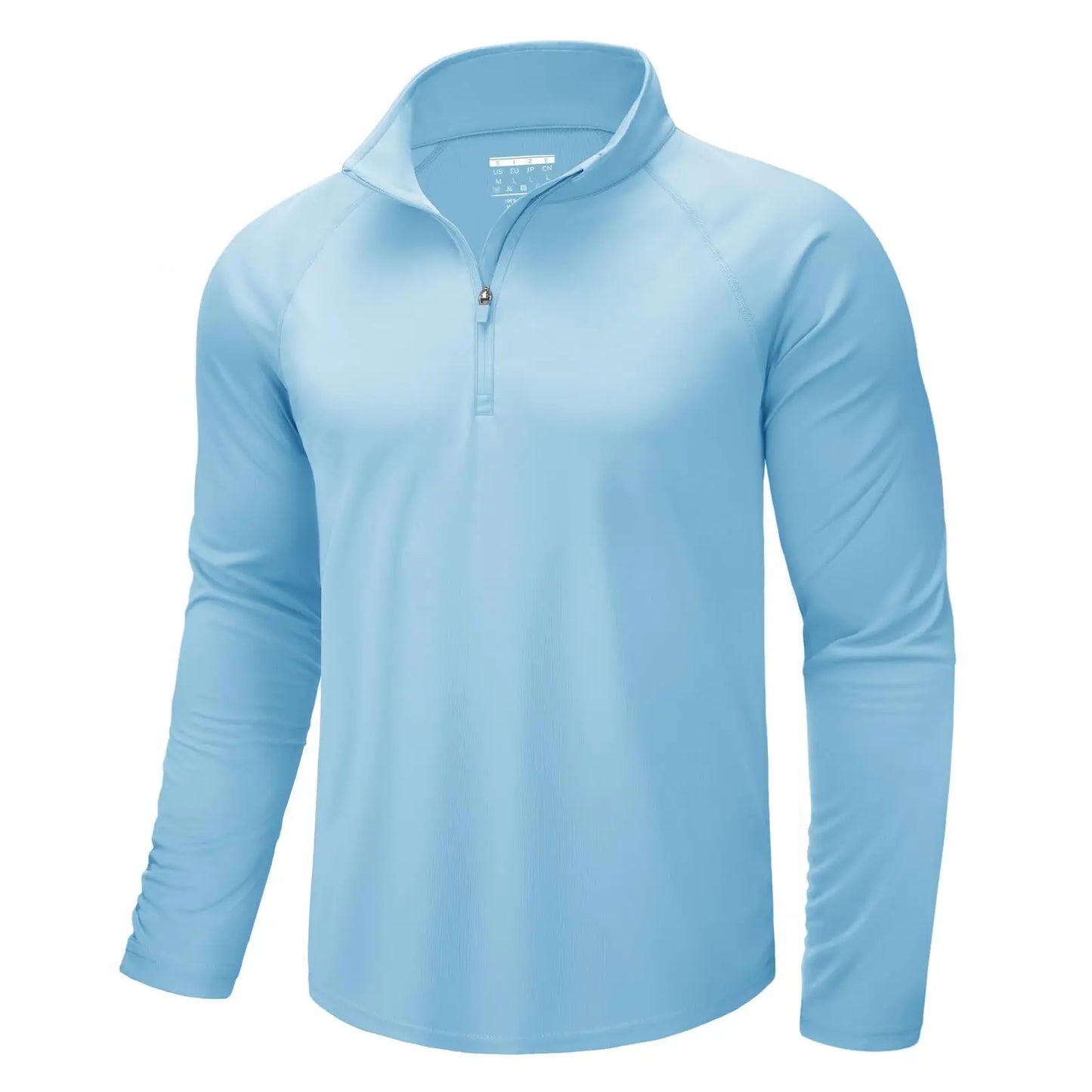 Mens UPF50+ UV Protection T-Shirt Lightweight Long Sleeve Quick Dry Fishing Shirt Outdoor Hiking Workout Rash Guards