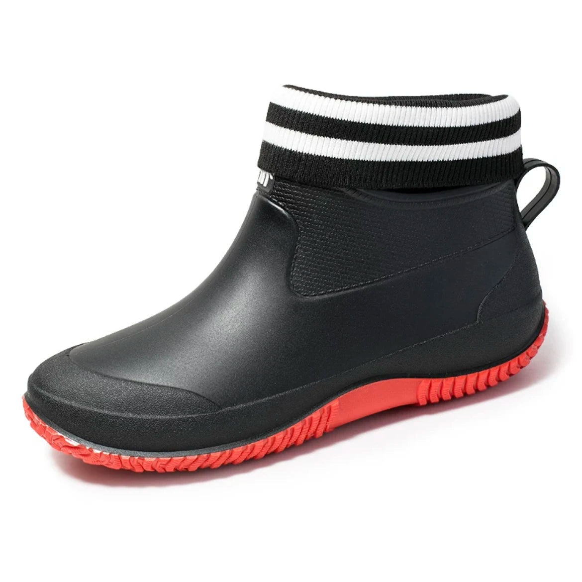 Men's Rain Boots Women's Ankle Water Shoes Non-slip Waterproof Safety Work Shoes Warm Cotton Platform outer wear Couple Lovers