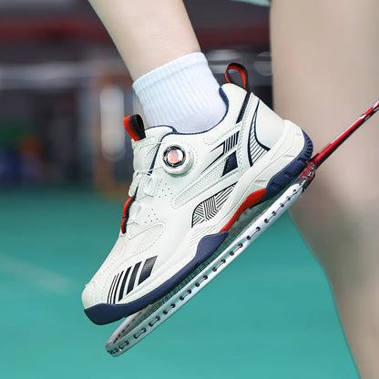 Table Tennis Shoes for Men and Women, Fashionable Badminton Shoes for Women, with Rotating Buckle, Breathable and Non-Slip, Badminton Shoes, Casual Sports Shoes, Breathable Mesh Running Shoes, 2026 Trendy New Models, Sizes 36