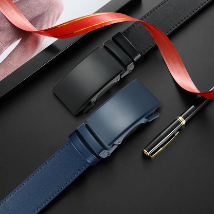 Men's High-quality Buckle Jeans Cowhide Casual Belt Business Denim Belt Men's Fashion Designer 2025 New Style