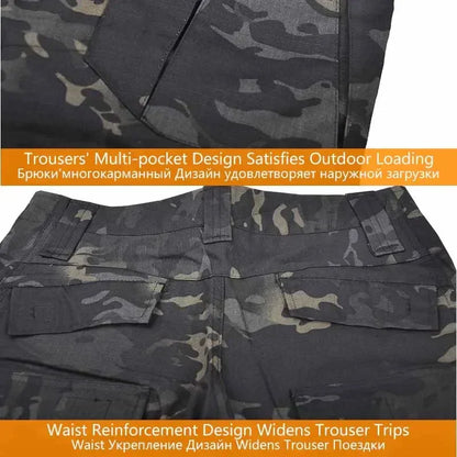 Green Tactical Suits Outdoor Uniform Men Clothing Training Suit Hunting Shirts Cargo Pants Paintball Mens Sets Wear Resistant