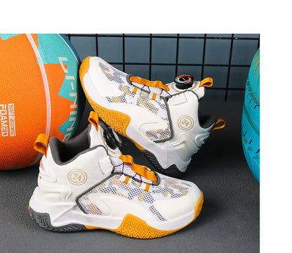 New high-quality breathable and fashionable casual basketball shoes for children and boys