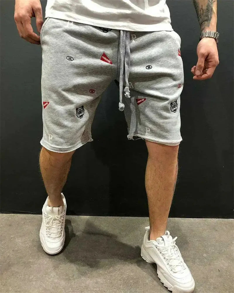 2026 New Spring Summer Men Cargo Shorts Relaxed Fit Breeches Bermuda sports Short Pants cotton Embroider Shorts Men's sweatpants