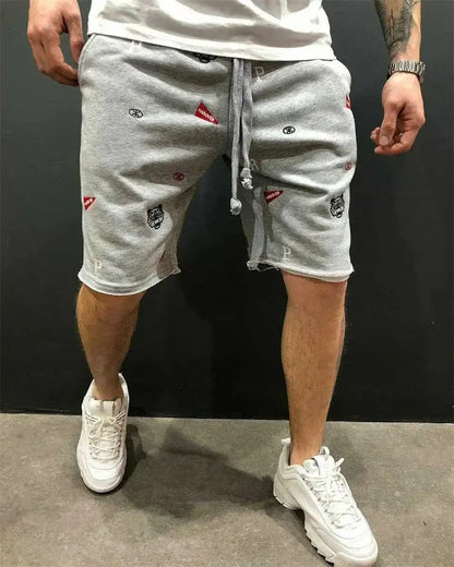 2026 New Spring Summer Men Cargo Shorts Relaxed Fit Breeches Bermuda sports Short Pants cotton Embroider Shorts Men's sweatpants