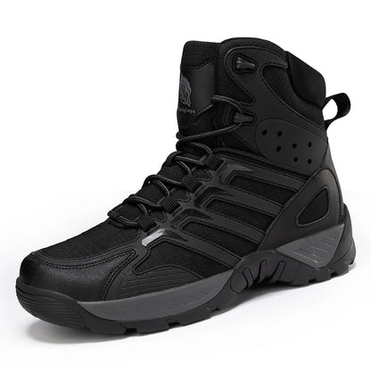 Fashion Men's Boots Comfortable High-top Boots Outdoor Non-slip Hiking Boots Lightweight Men Desert Boots Motorcycle Boots